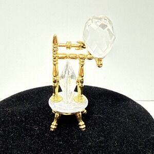 Swarovski Crystal Memories – Spinning Wheel Gold 182169 w/Box